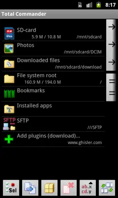 TotalCmd-SFTP android App screenshot 0